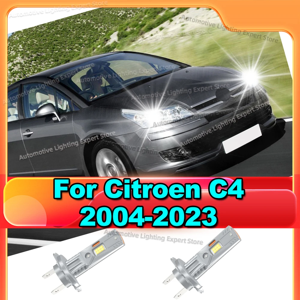 

2Pcs 180W Turbo LED CANBUS Light Wireless Car Headlight Bulbs 6000K For Citroen C4 2004-2023 2008 2009 2010 2011 2012 2013