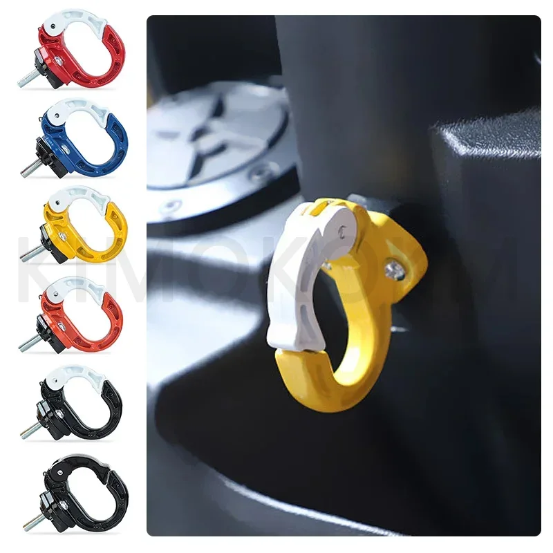 Motorbike Universal O-type Luggage Hook Helmet Holder Cargo Mount Motorcycle Aluminum Alloy Front Claw Hanger Holder Accessorie