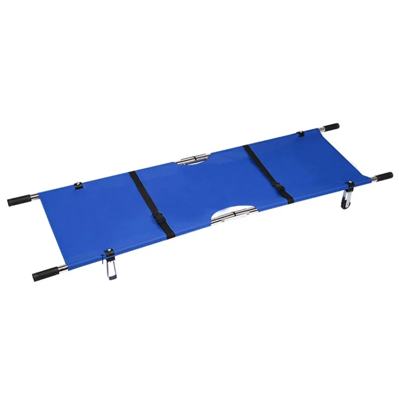 Simple Stretcher Foldable Household Portable Single Frame School Outdoor Emergency Rescue Equipment Soft Stretcher Bed