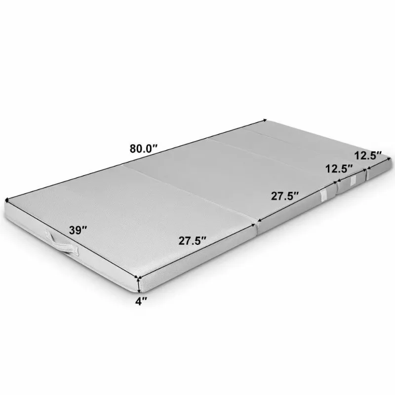 4 Double XL Size Foam Rollaway Bed Mattress Sofa Bed