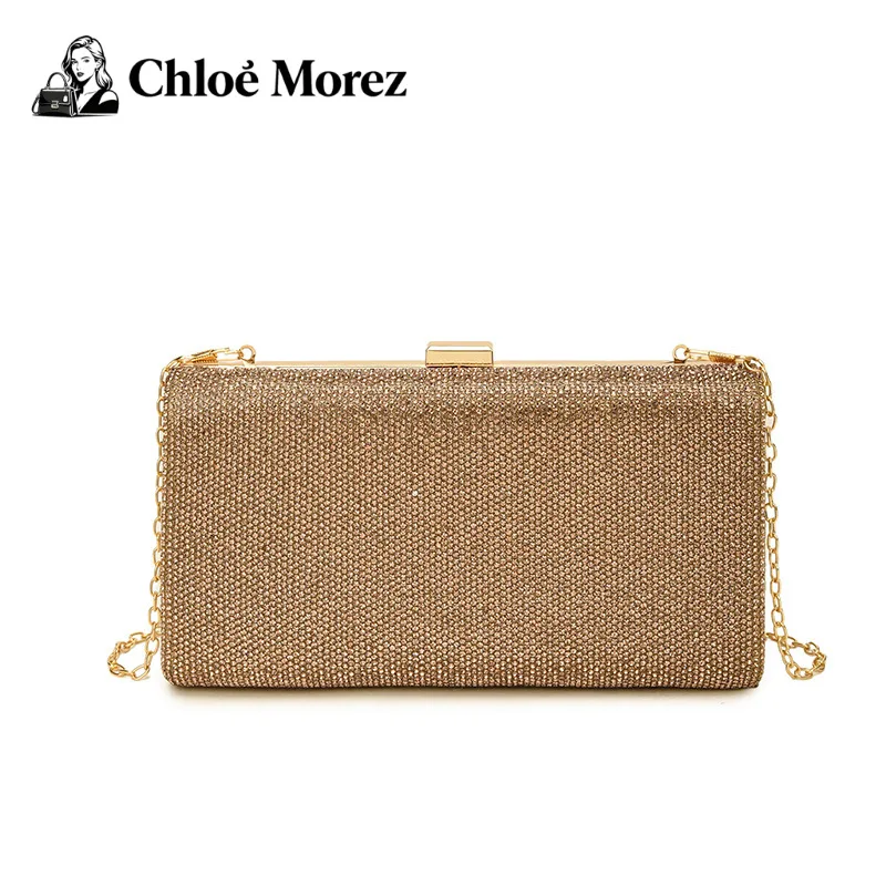 

Bright Diamond Box Bag, Women's Chain Crossbody, Hand-held Dress Bag, Trendy
