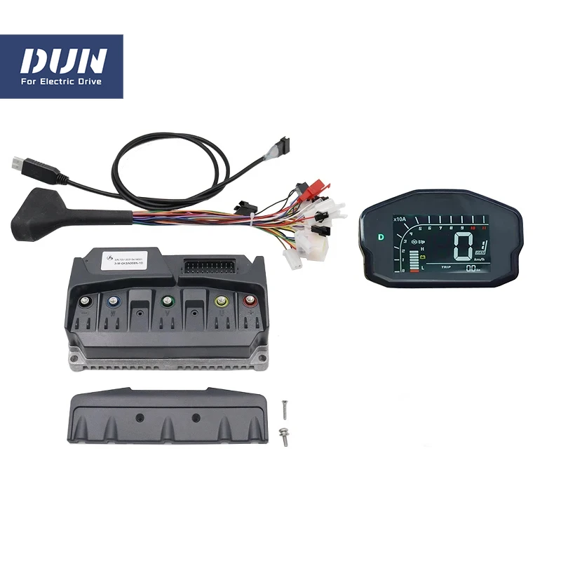 Lingbo 60A 1500W LBMC72152/LBMC72122S Brushless DC Motor Controller with DKD ONE-LIN Display for E-Scooter