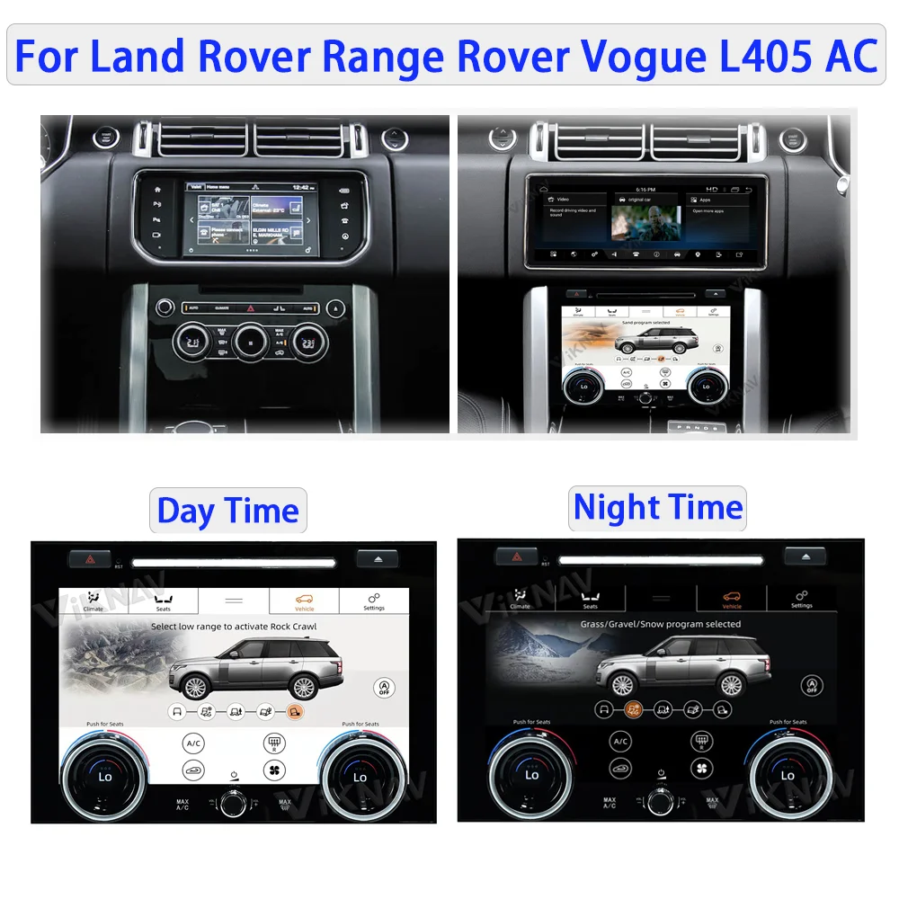 AC screen For Range Rover Vogue L405 HSE autobiography 2013-2017 AC Air Conditioning board Panel touch screen With CD