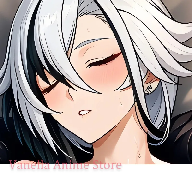 Dakimakura Arlecchino Genshin Impact Anime Double-sided Print Body Pillow Cover Life-size Pillowcase Gifts