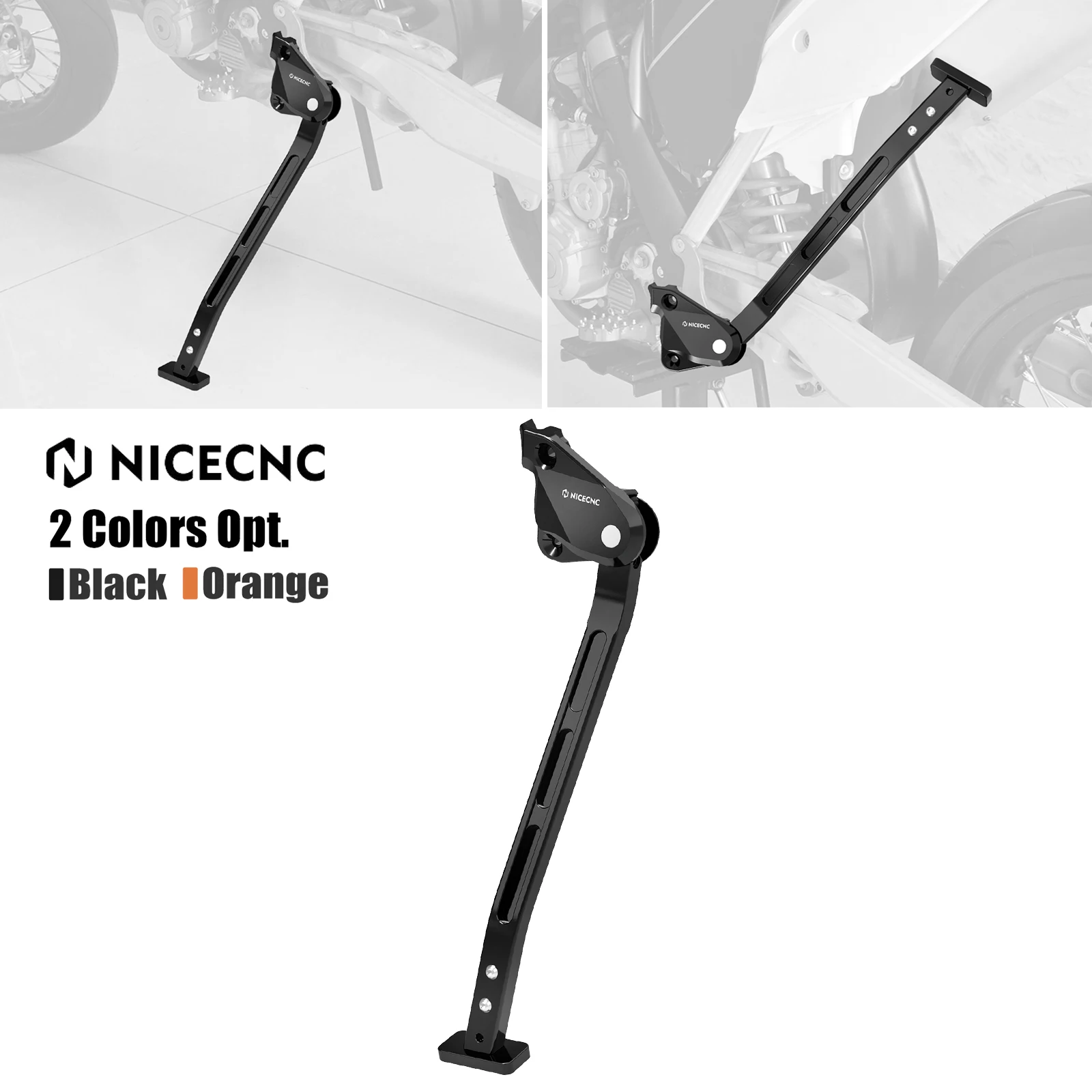 

NICECNC For Husqvarna FC 250 FC 350 FC 450 2016-2025 TC 125 TC 250 2017-2025 Adjustable Kickstand Side Stand For KTM SXF 450