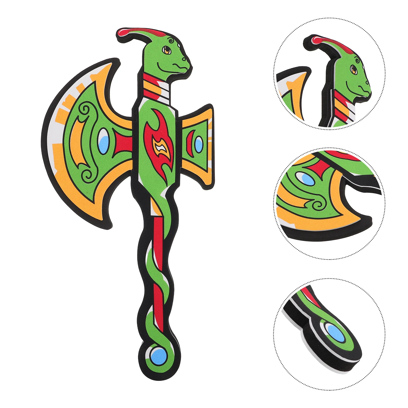 

Foam Dinosaur For Kids Cartoon Children'S Party Cosplay Halloween Prop Lightweight Play Fighting Costume Kids Foam Axe