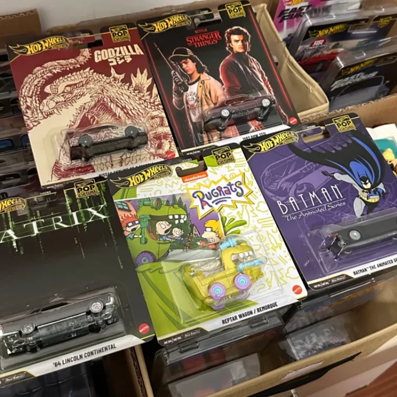 

Hot Wheels Entertainment Culture Series 1/64 Nissan Skyline Stranger Things Bmw Lincoln Alloy Die-Cast Car Toy Models Boys Gifts