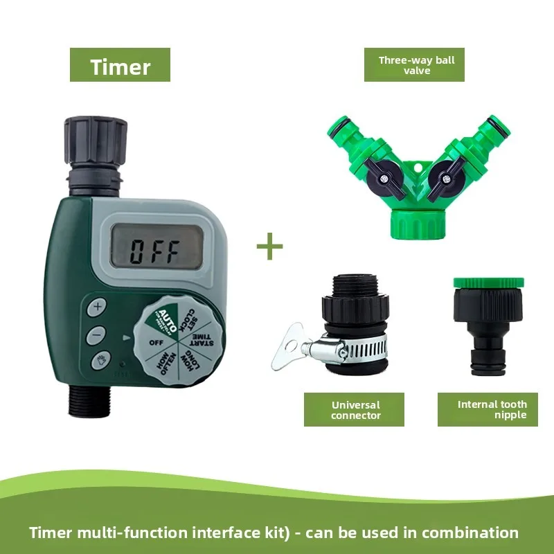 Automatic timing atomization micro-nozzle set cooling watering tea spray home garden spray irrigation system equipment