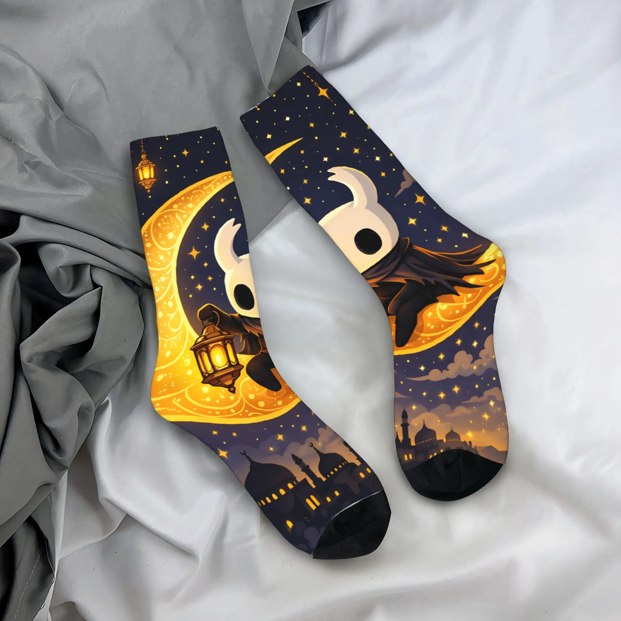 

Hollow knigth Socks Non Skid Stockings Men's Warm Soft Climbing Socks Winter Elegant Printed Socks