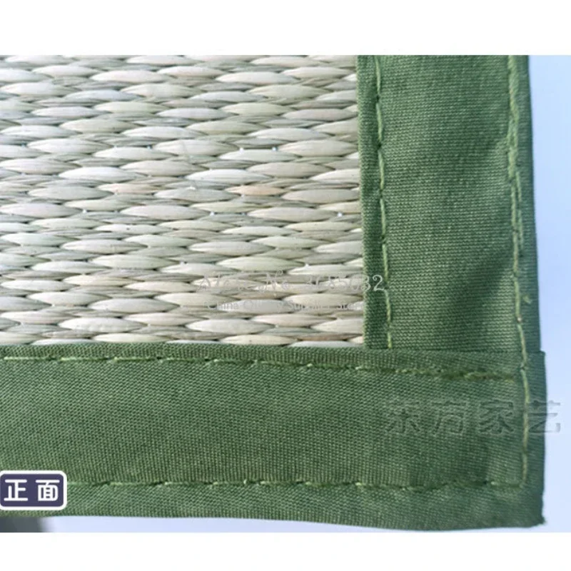 Japanese Style Comfortable Foldable Straw Mat Fabric Tatami Mattress Rectangle Floor Mat for Sleeping
