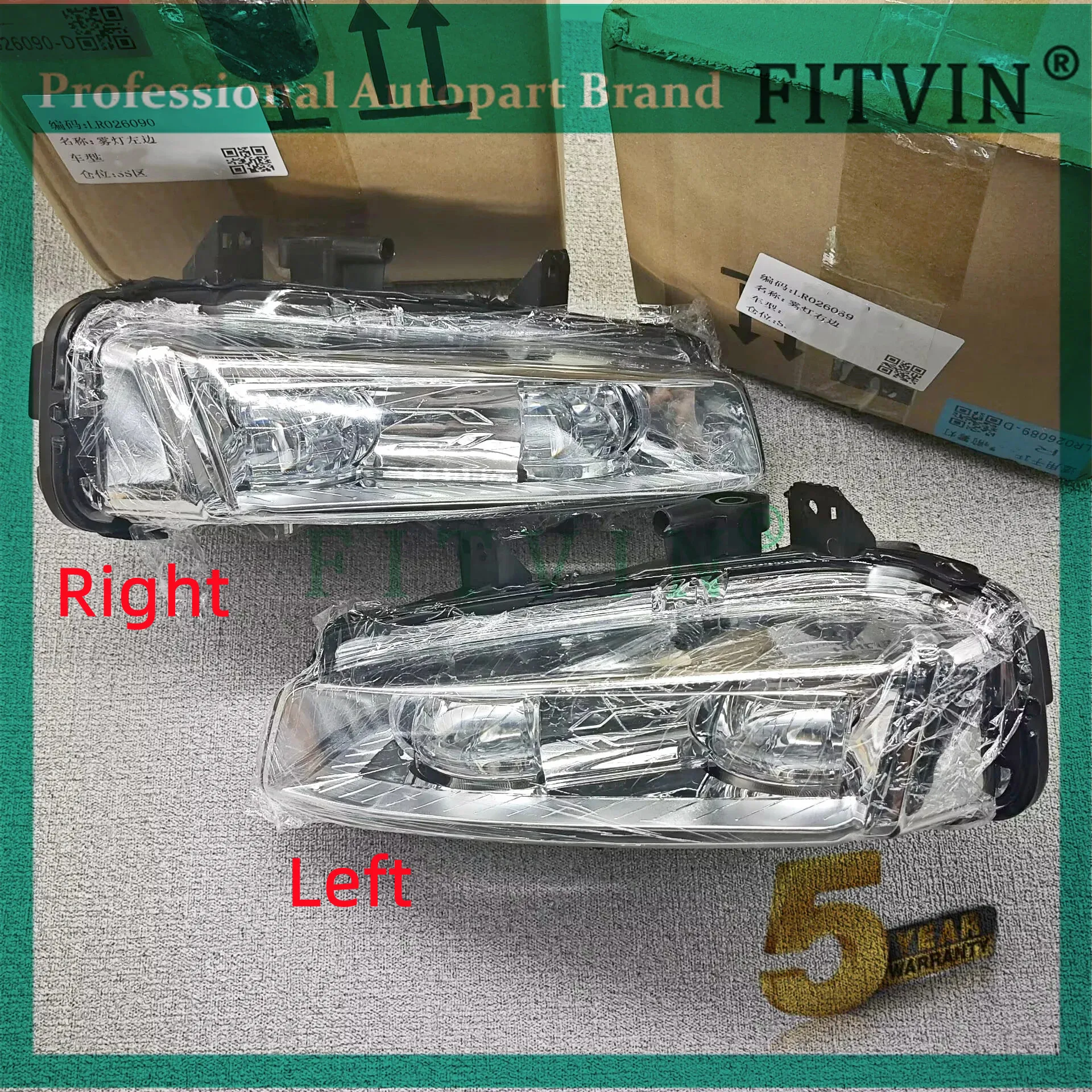 LR026090 LR043663 LED Front Bumper Fog Lamp Daytime Running Light for Land Rover Range Rover Evoque 2011 2012 2013 2014 2015