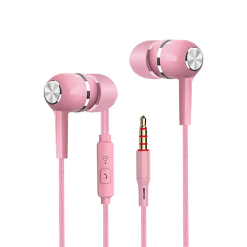 

High-Quality In-Ear Wired Headphones With Mic For Phones - Bass HiFi Stereo Sports Heavy Bass Wired Earphones Wire Control