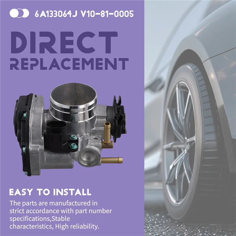 Automatische Drosselklappengehäusebaugruppe 06A 133064 J & 408-237-111-012Z für A3 und VW Bora 1.6-A61E