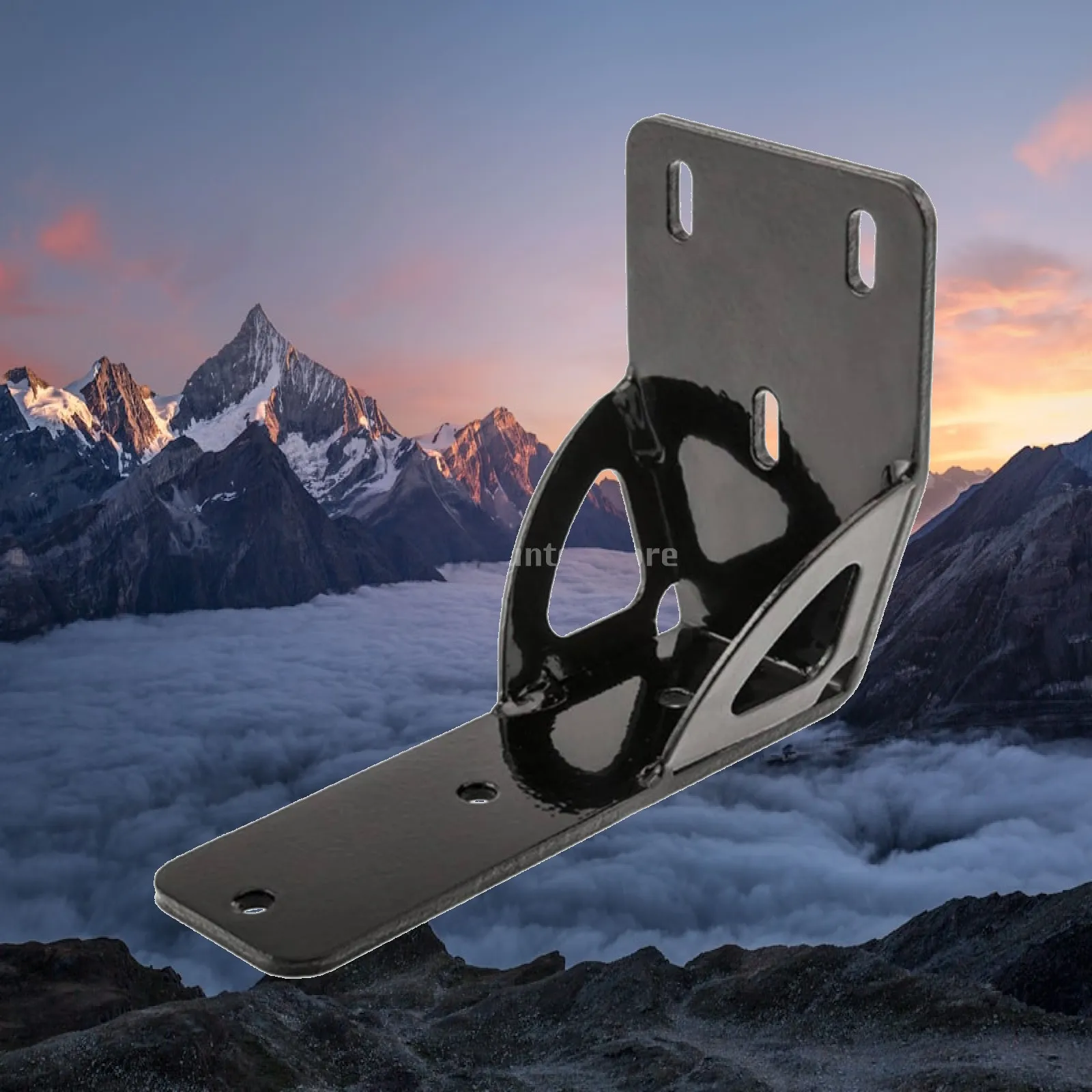Awning Mounting Bracket Corrosion-Resistant Awning Bracket with Gusset Hardware Powder-Coated Galvanized for Overlanders