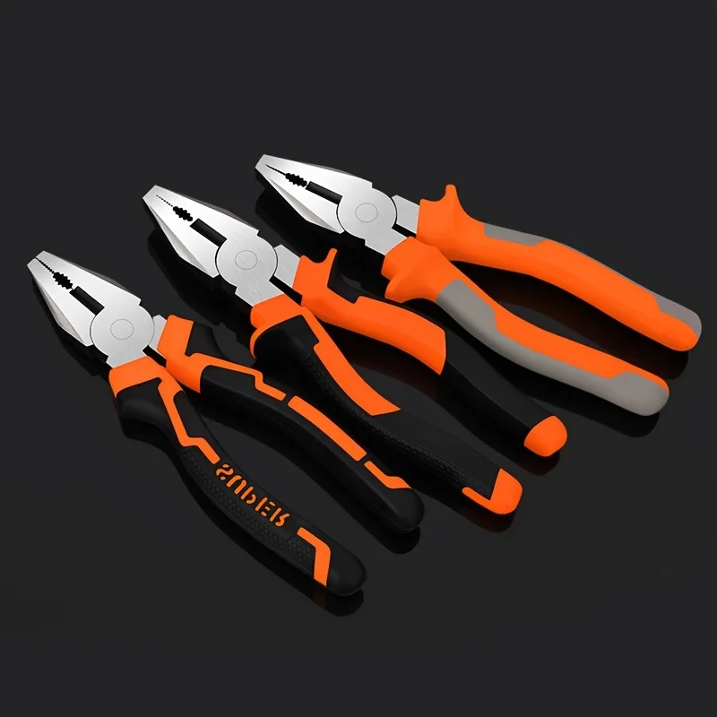 كماشة إبرة أنف من الفولاذ الصناعي مقاس 6 بوصات - أداة قطع الأسلاك الدقيقة والإمساك للعمل الكهربائي والاستخدام المنزلي