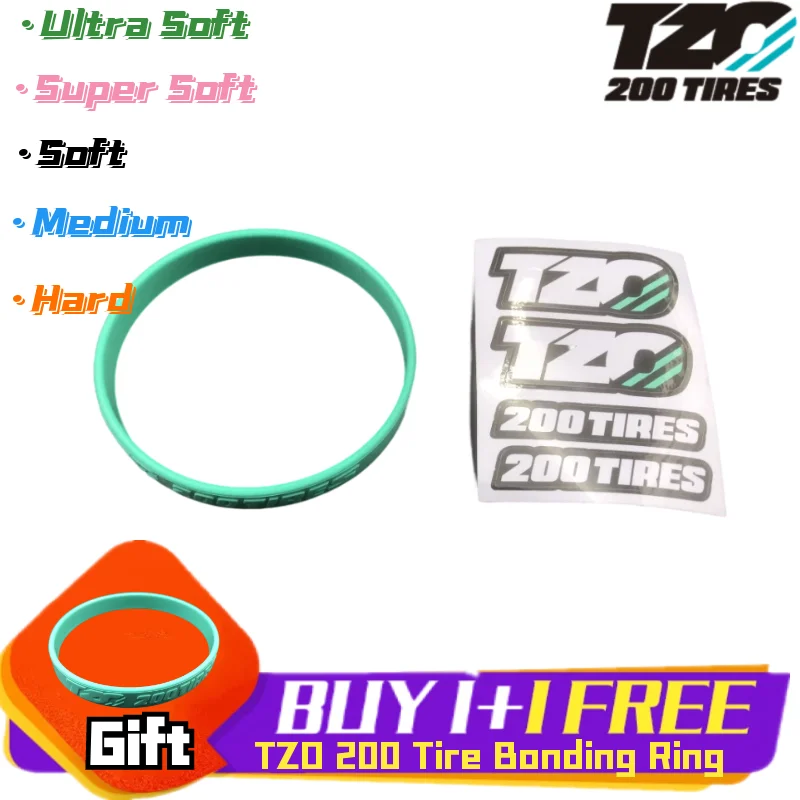 TZO TZ101 Performance 1/8 RC Buggy Tire 17mm Nut Pin Square Lug Hard/Medium/Soft/Super/Ultra Soft high-grip racing tires XRAY AE