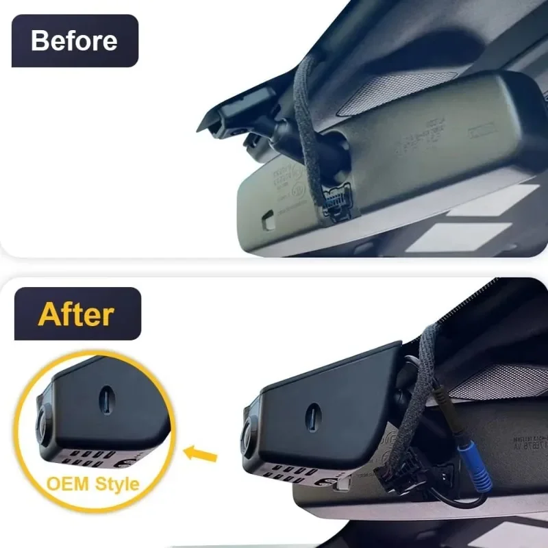 Home.Front 4K + Rear 1080P Dash Cam يناسب Ford F150 F250 2021-2024 Limited XLT XL Raptor Lariat Platinum King Ranch Tremor.NE