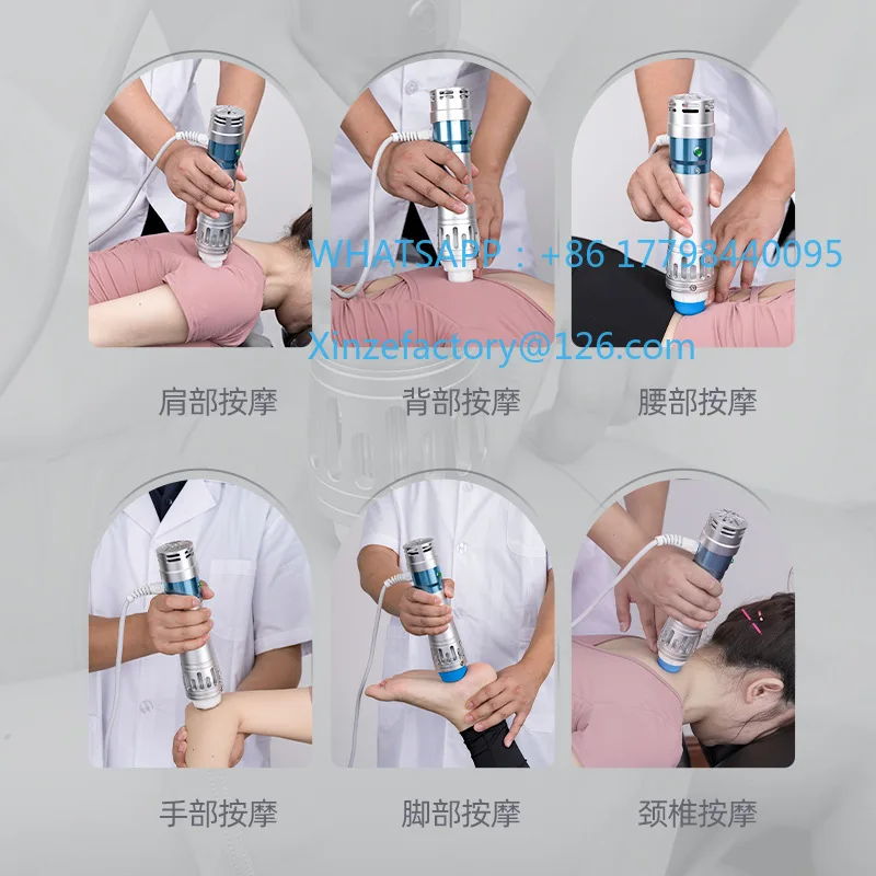Electromagnetic shock wave household waist shoulder and neck physiotherapy instrument massage equipment