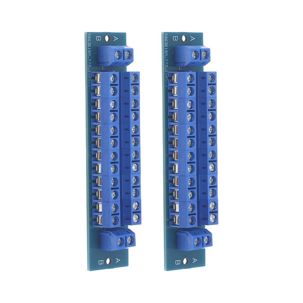 2pcs KF301-5.0MM Solderless Terminal Block Adapter Board For Positive Negative Connection FR-4 PCB Electronic Component