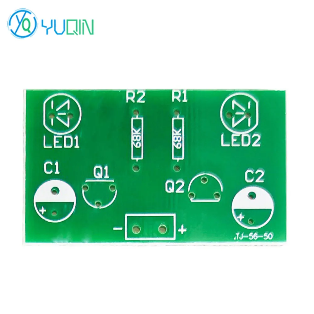Simple Flash Circuit Multi Harmonic Oscillation DIY Welding Kit Electronic Teaching and Training Assembly Parts