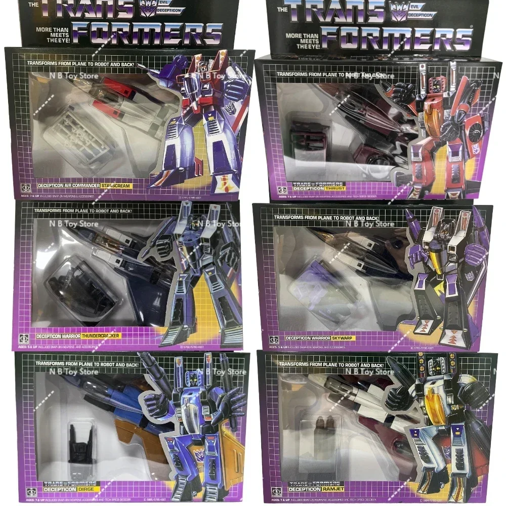 Transformation G1 réédition KO Diger Ramjet Skywarp Thundercracker Starscream poussée figurine jouet cadeau Collection
