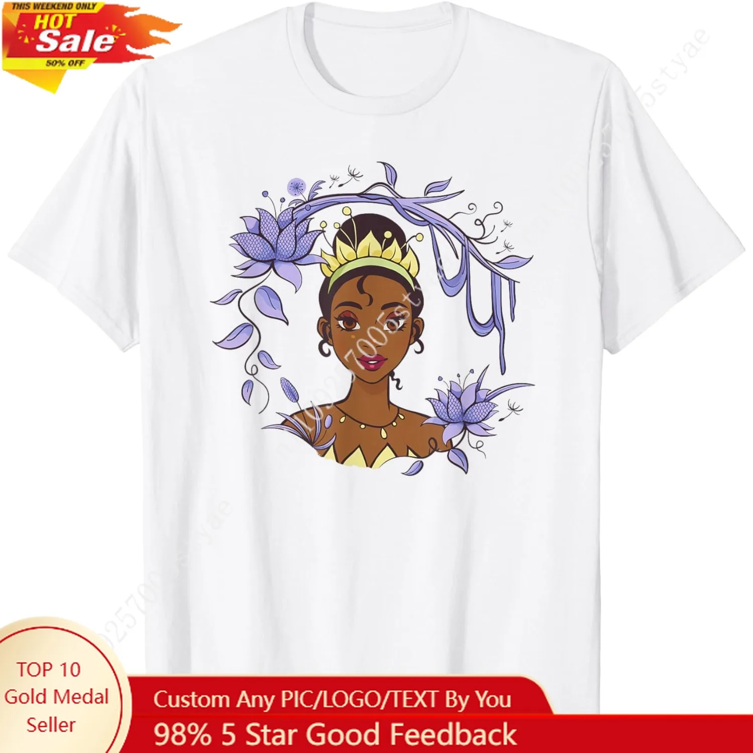 

Disney Princess and Frog Boys Girls T-Shirt Short Sleeve Shirt Cute Tops Children Tee Soft Outfit Comfort Blouse Youth Clothes