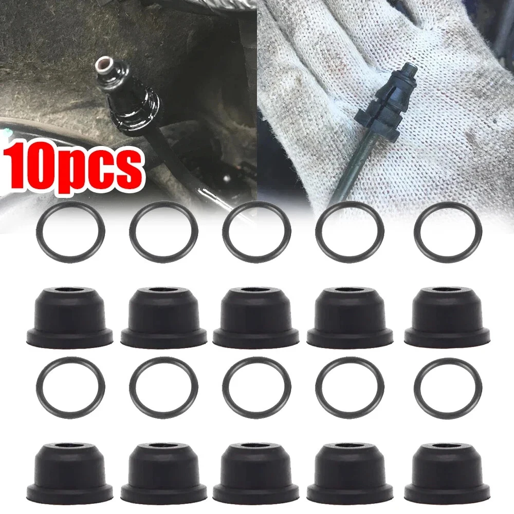 10Kit Car Clutch Slave Master Cylinder Pipe Seal Repair Set For VW Golf MK6/7/8