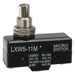 10pcs/lot LXW5-11M panel mount plunger micro switch LXW5 series reset limit switch momentary travel switch