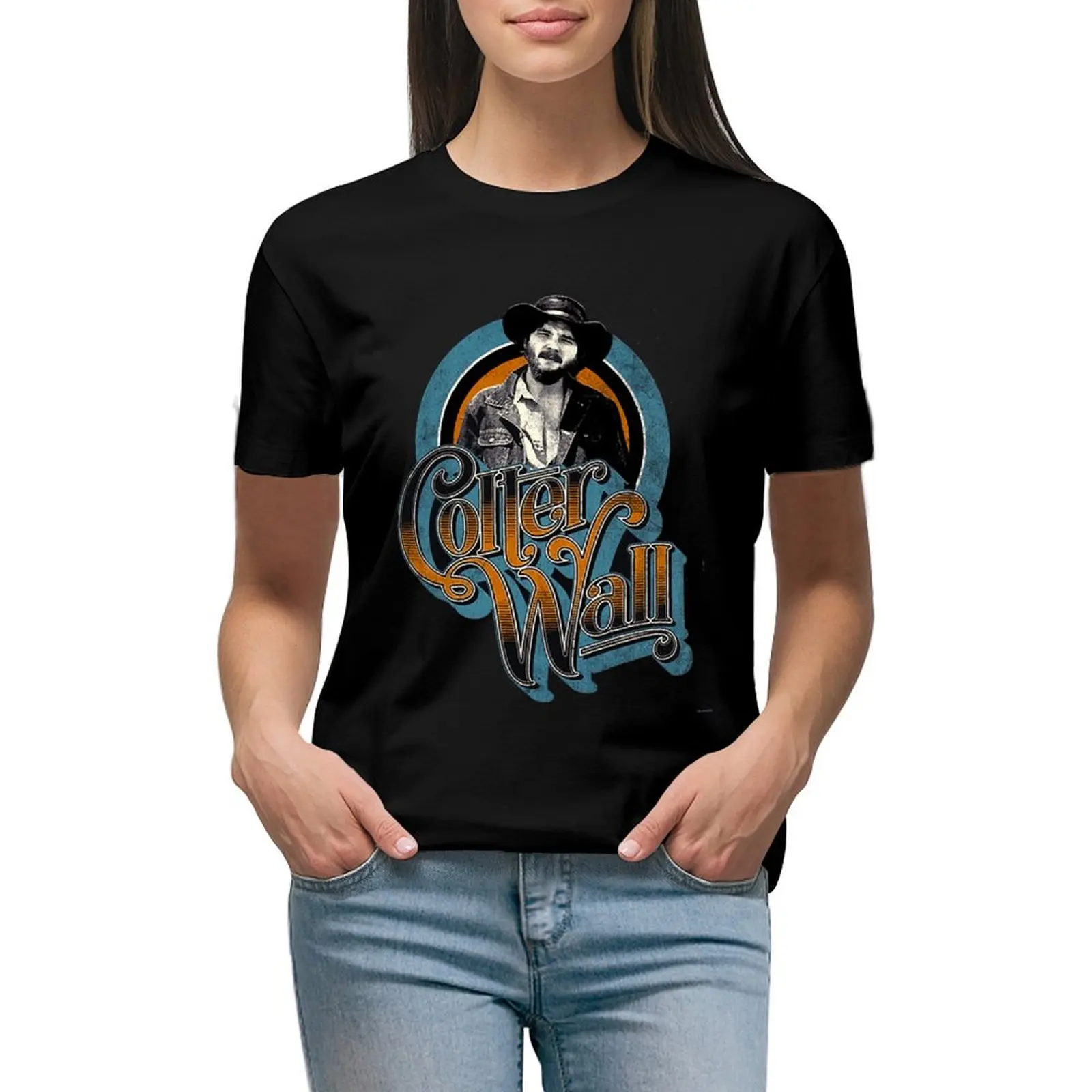 

Colter Wall T-shirt graphics Female clothing tight shirts for Women