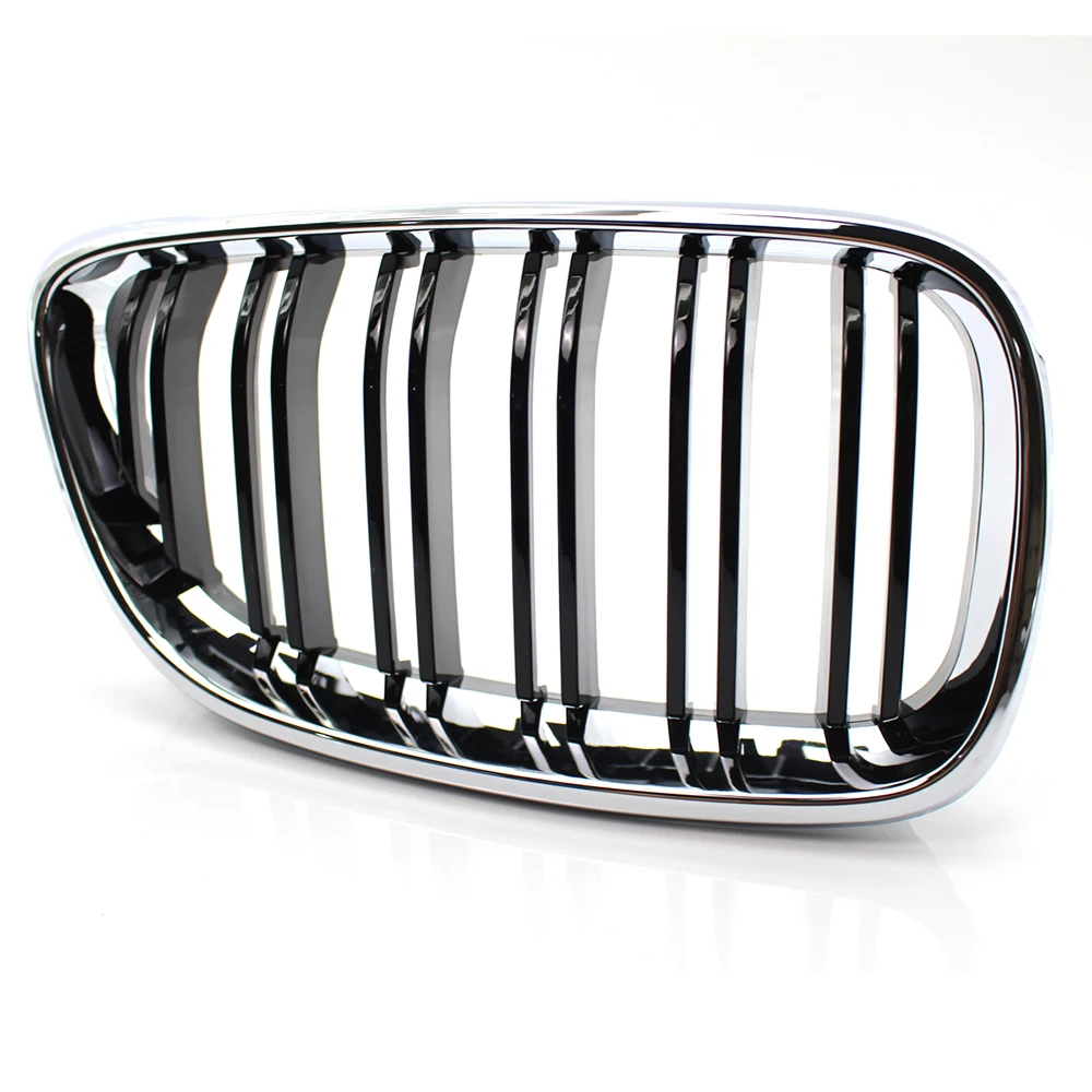 Chrome Outside Frame Car Styling Front Kidney Grille Dual Slat Grille For BMW F30 F35 E90 E91 E36 F10 F18 F06 F12 F22 F15 F16