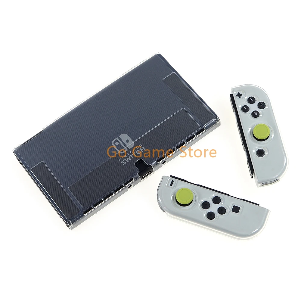 1 Juego para NS Switch TPU cubierta suave para Nintendo Switch OLED consola funda protectora transparente