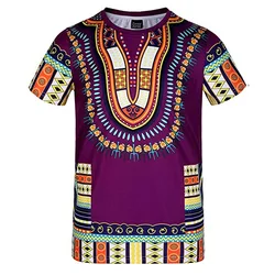 Full Print Modern African Tshirt For Men Outfits African Vintage Graphic Print Tee Shirts For Party Festival Summer Mens T Shirt