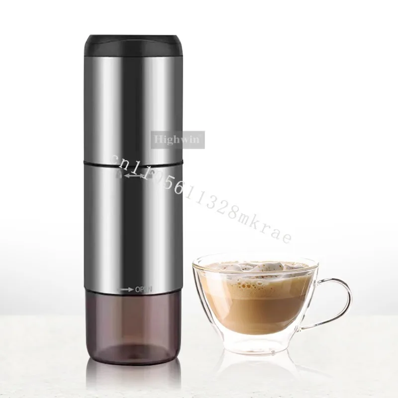 

New Portable Household Rechargeable Electric USB Steel Burr Coffee Grinder