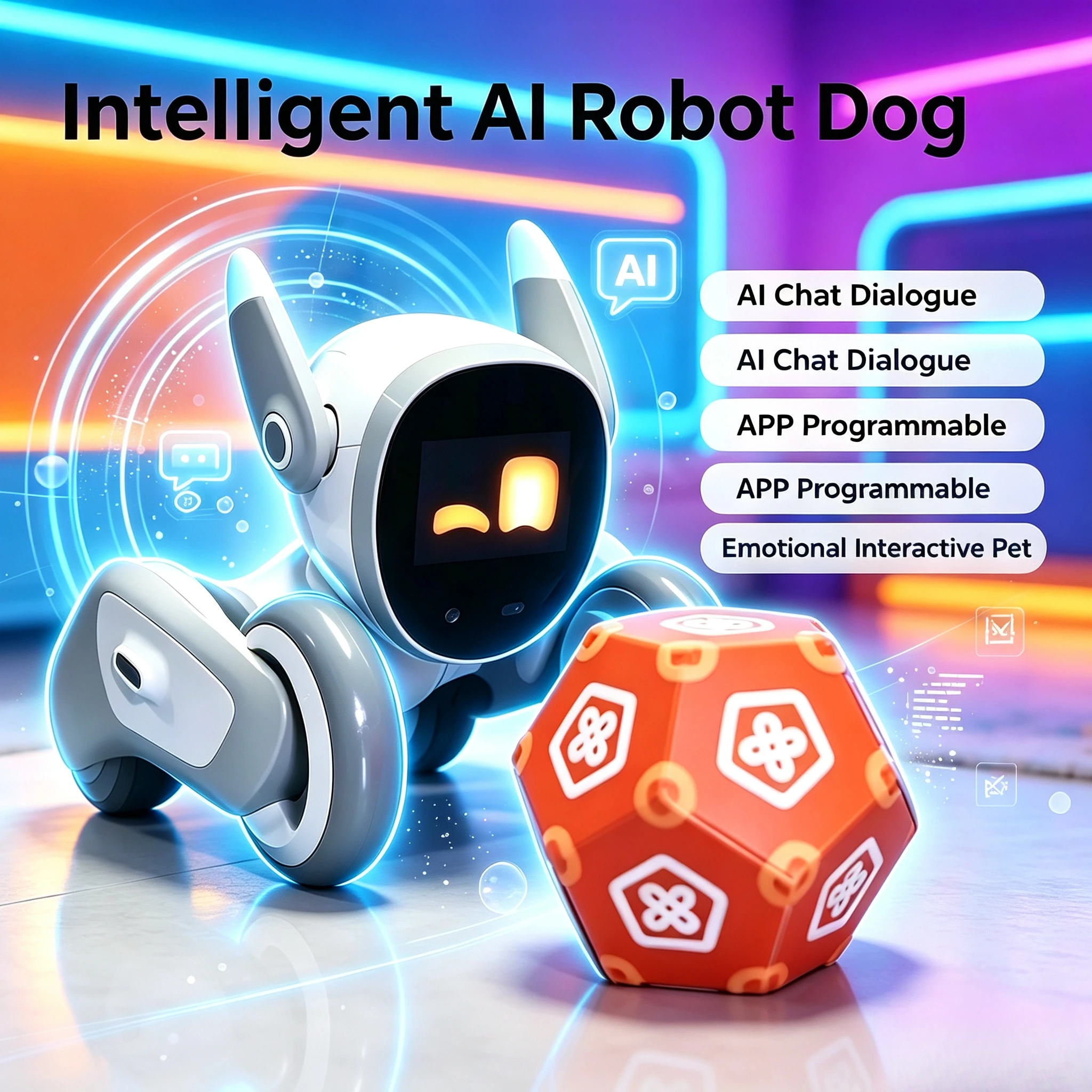 Kids Education Free App - Intelligent AI Robot Dog Toy, APP