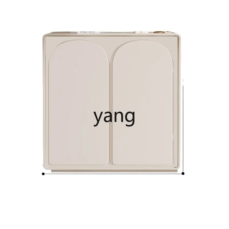 Yjq Cream Style Shoe Cabinet Door Home Large Capacity Entrance Entrance Integrated Internet Celebrity Door Wall Shoe Rack