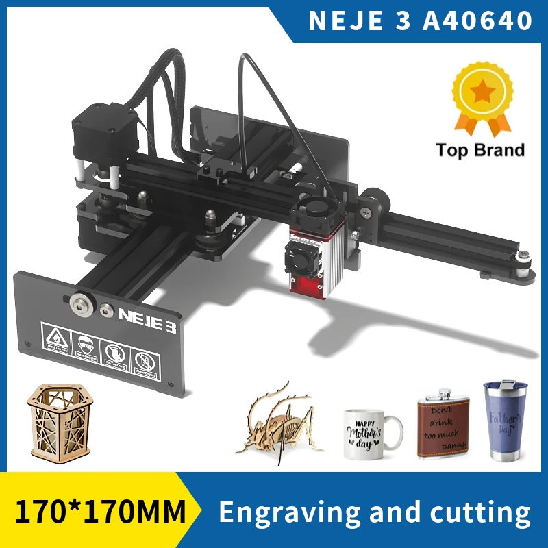 

NEJE 3 30/50/80W Laser Engraving Machine Engraver High-speed Industrial-grade Carving Precision 170*170mm