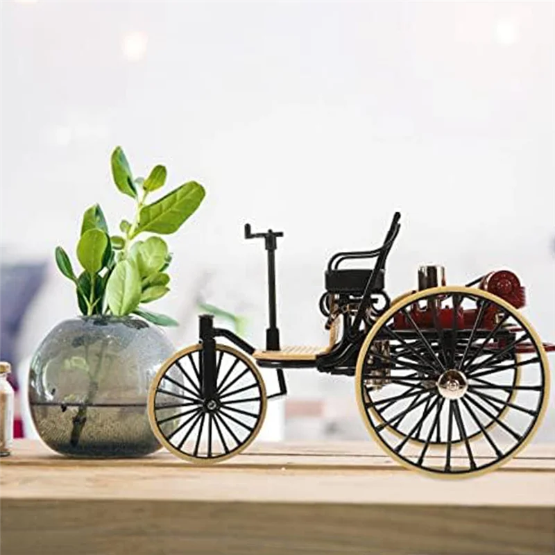 GOOD-Vintage Auto Modell Auto Dekor Desktop Praktische Handwerk Dekoration Büro Klassische Autos Legierung Dekorationen Langlebig