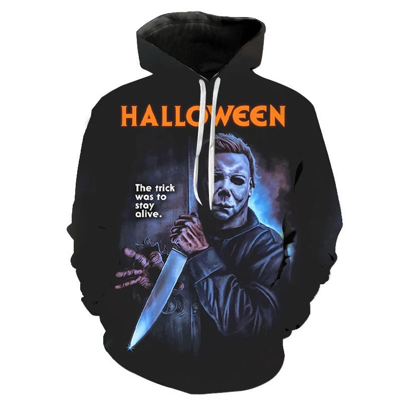 

Halloween Horror Michael Myers 3D Print Women/Men Hoodie Sweatshirt Streetwear Hip Hop Pullover Kids Hooded Unisex Clothing