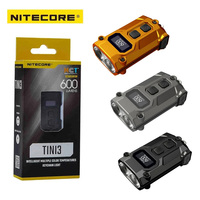 NITECORE TINI3 Intellgent Multiple Color Temperatures Keychain Light 600 Lumens Mini EDC Flashlight for Outdoor and Camping