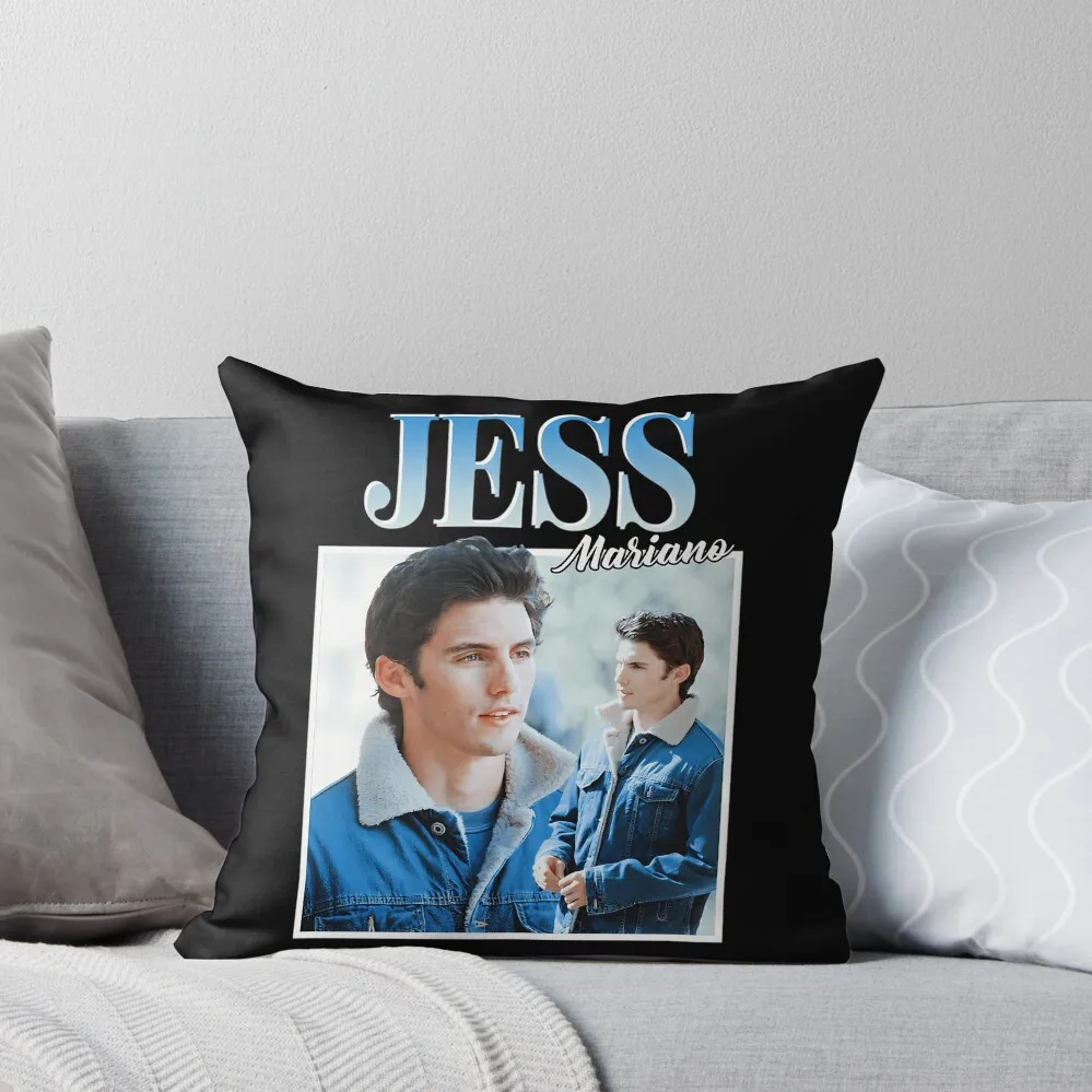 

Jess Mariano 90's Vintage Throw Pillow pillow cover luxury pillow cover christmas Decorative Cushions For Living Room