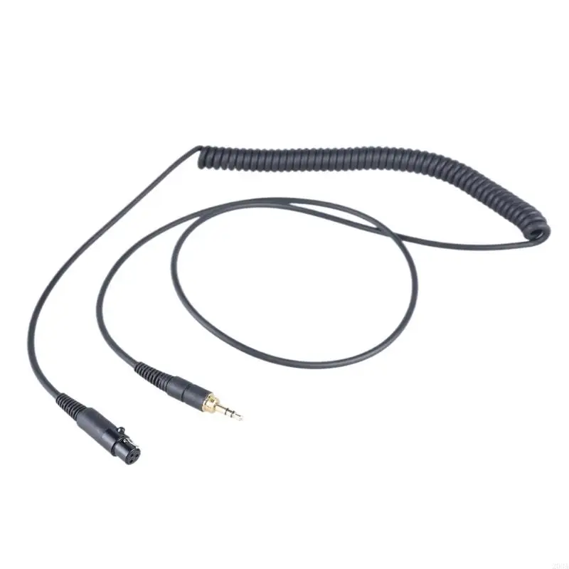 203A Professional Coiled Headphone Cable for Q701/K712/K702/K240/K240 MKII/K141/K171 Headphones Cable With 6.35mm Adapter