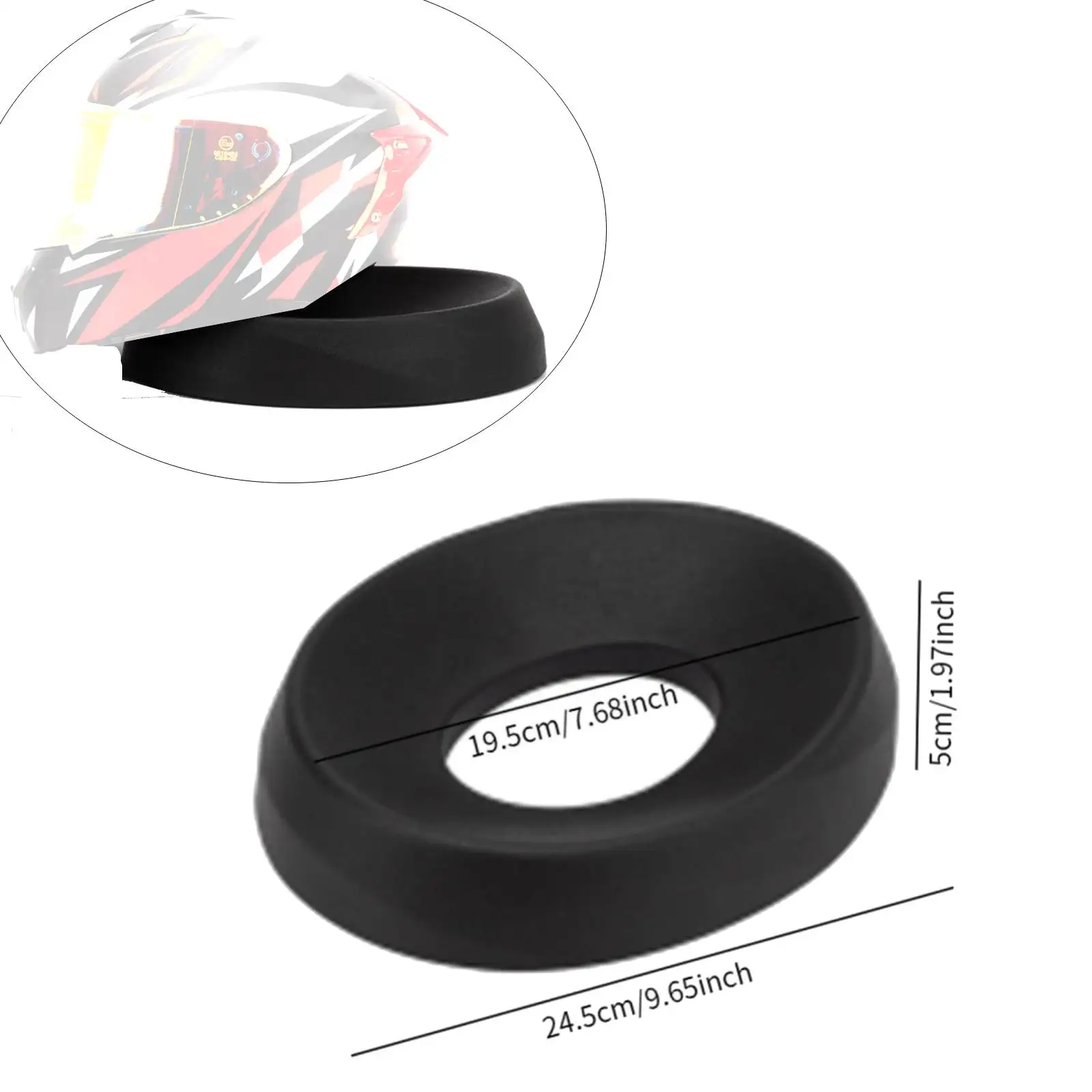 

Подставка для шлема, нескользящая подставка для дисплея шлема, подставка, держатель, стойка, коврик для хранения шлема для снегохода, мотоцикла, мотоциклетного шлема