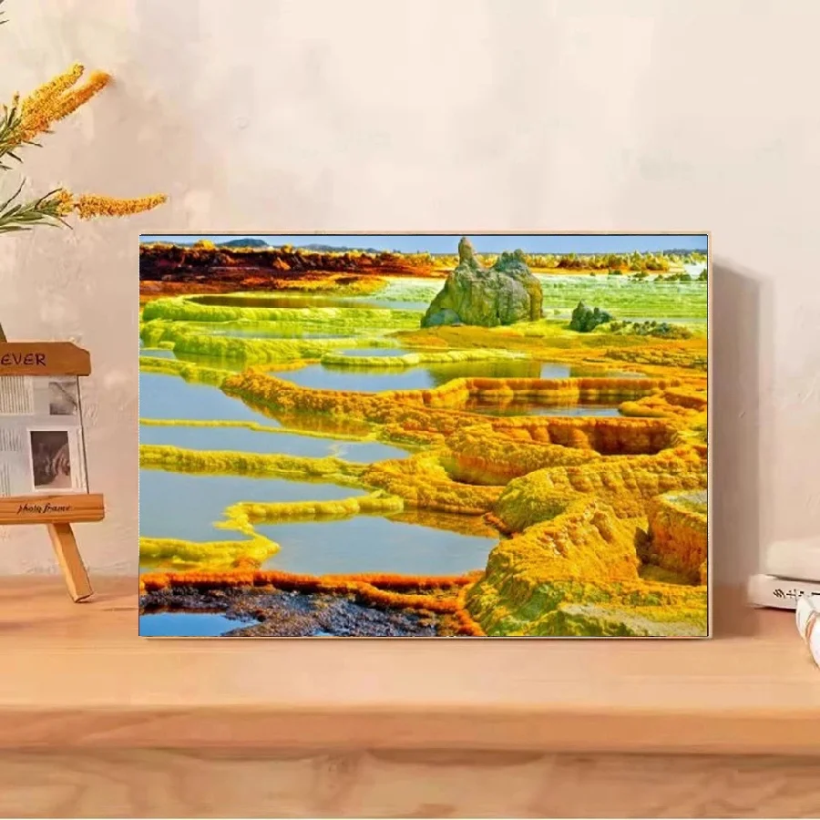Volcano New Style diy Art crafts for adults stamped cross stitch kit knitting and needlecraft embroidery sewing joy sunday