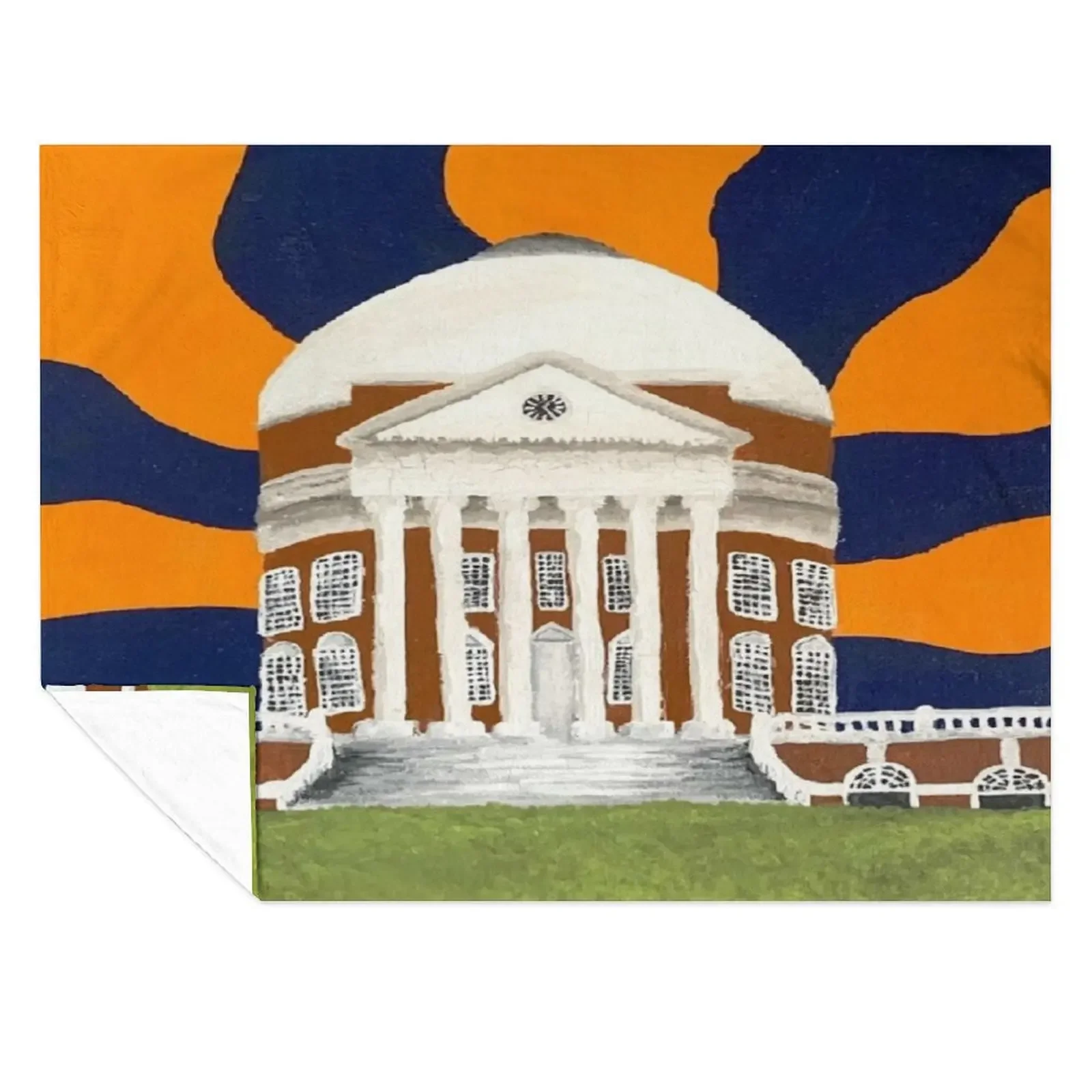 

UVA ROTUNDA PAINTING Throw Blanket Soft Beds Winter beds Decorative Sofa Cute Plaid Blankets