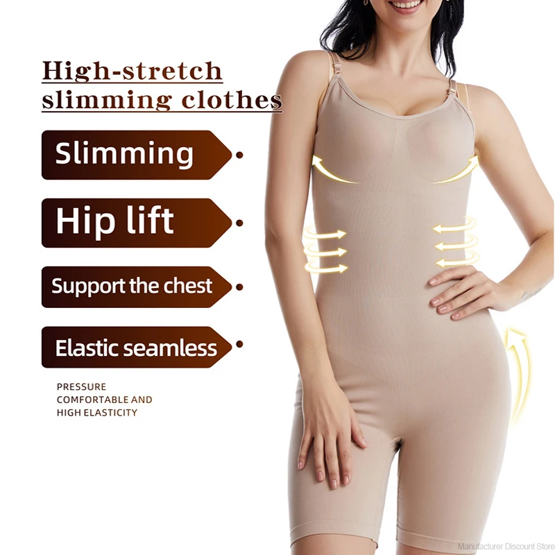 Women Bodysuit Shapewear Full Body Shaper Tummy Control Slimming Sheath Butt Lifter Push Up Thigh Slimmer Abdomen Shapers Corset