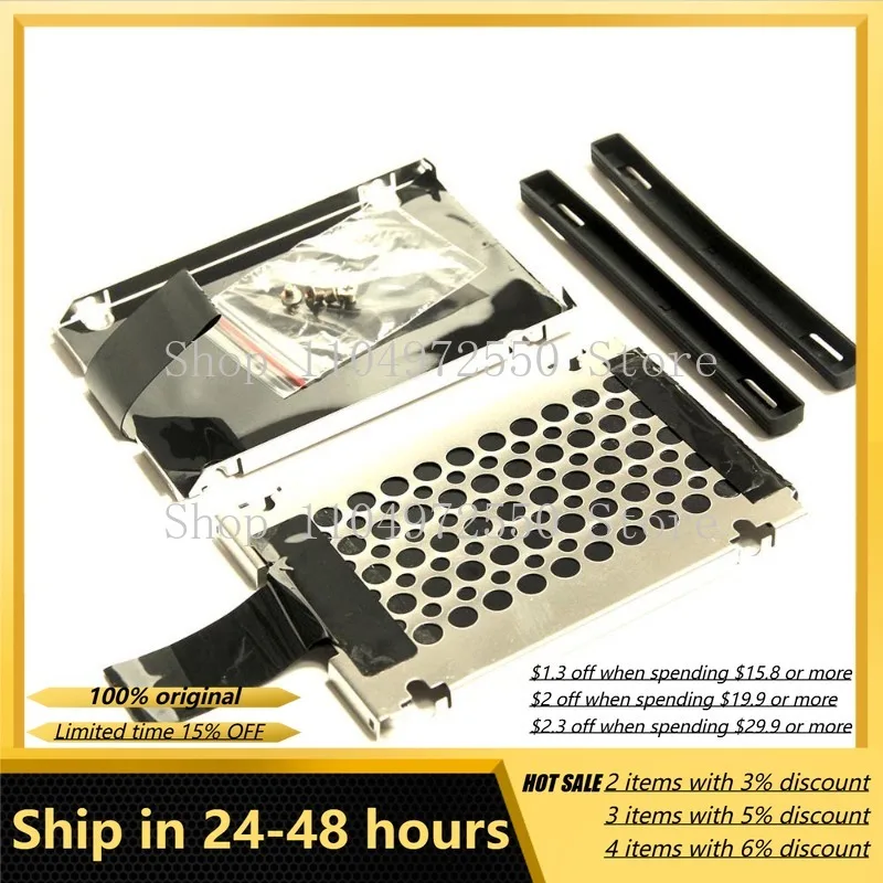 Suporte/Adaptador de Disco Rígido (HDD) de 9,5mm com Fita Adesiva para IBM ThinkPad T60 T410 T410S T400 T500
