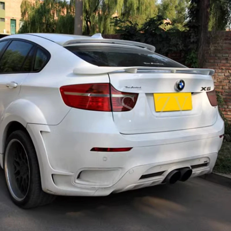 

Спойлер на крышу для BMW X6 E71 2008 2009 2010 2011 2012 13 2014 Материал ABS Цвет праймера Спойлер на крышу заднего окна Крыло