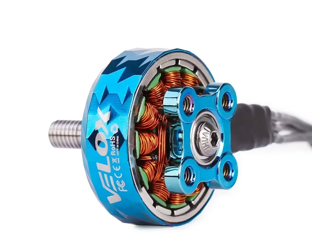 Silnik T VElox VEloce V2306.5 V2 1950KV 6S 2550KV 4S Silnik bezszczotkowy z wałem ze stopu tytanu 4-5-calowe śmigło do drona RC FPV