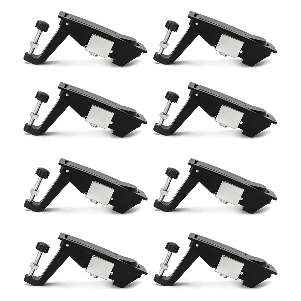 

Aug. 8Pcs Compression Latch Lock Zinc Alloy Flush Lever Latch Adjustable Grip Range 0.04 Inch-0.94 Inch