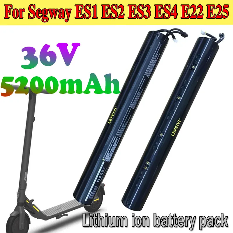 

100% brand new 36V 5200MAH battery pack, suitable for Ninebot Segway ES1/ES2/ES3/ES4 scooters